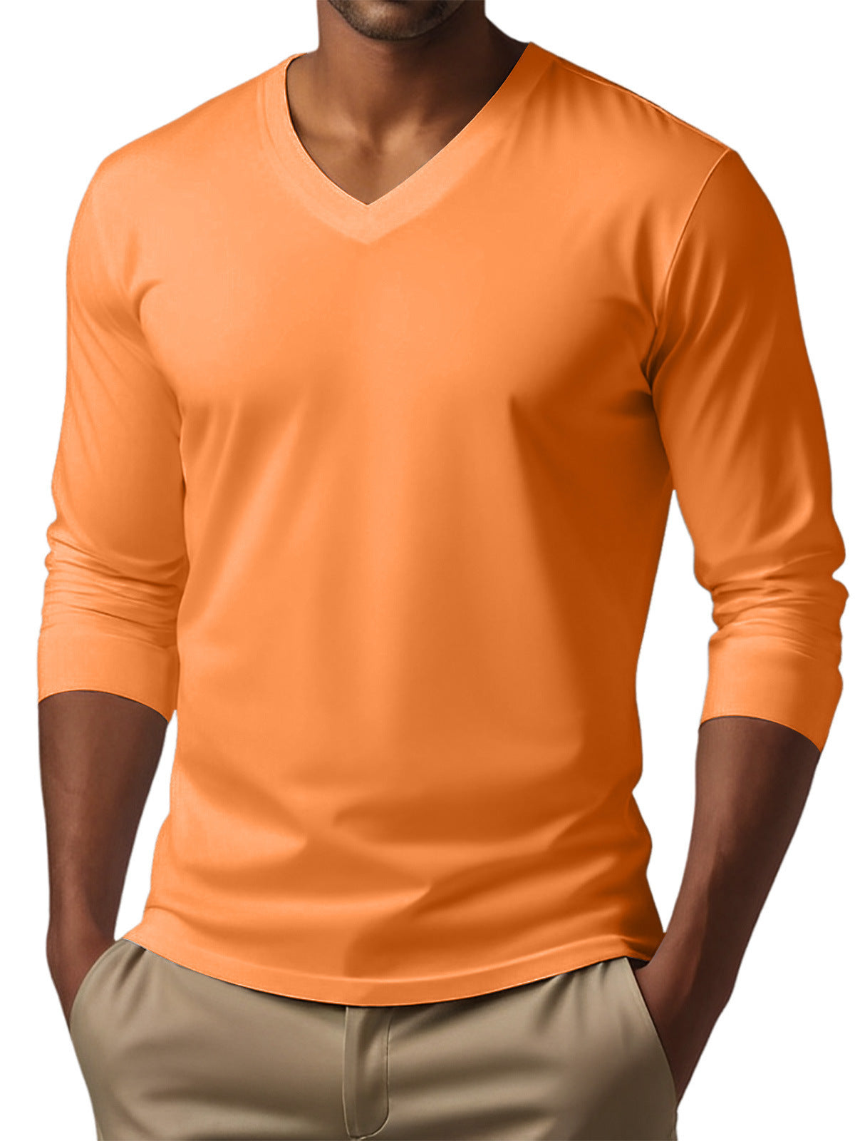 Men's Digital Printing Men's Versatile Long Sleeve